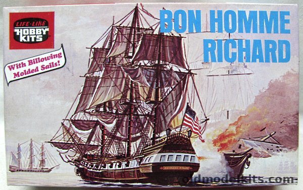 Life-Like Bon Homme Richard - The Ship of Captain John Paul Jones - (ex Pyro), B367 plastic model kit